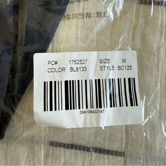 J. Crew Curved Waist Cheeky Bikini Bottom Navy Blue Size Medium NWT - Picture 8 of 11